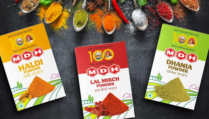 MDH Spice Box Packaging Design