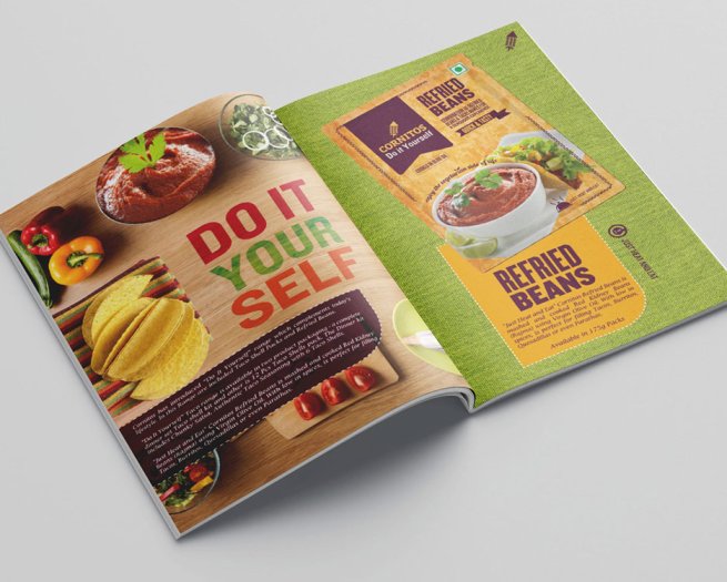 cornitos brochure design