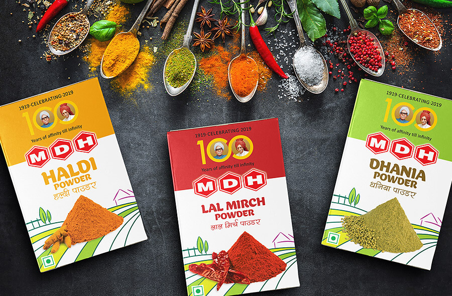 MDH Spice Box Packaging Design