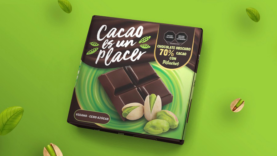 Pistachio Chocolate Box Design