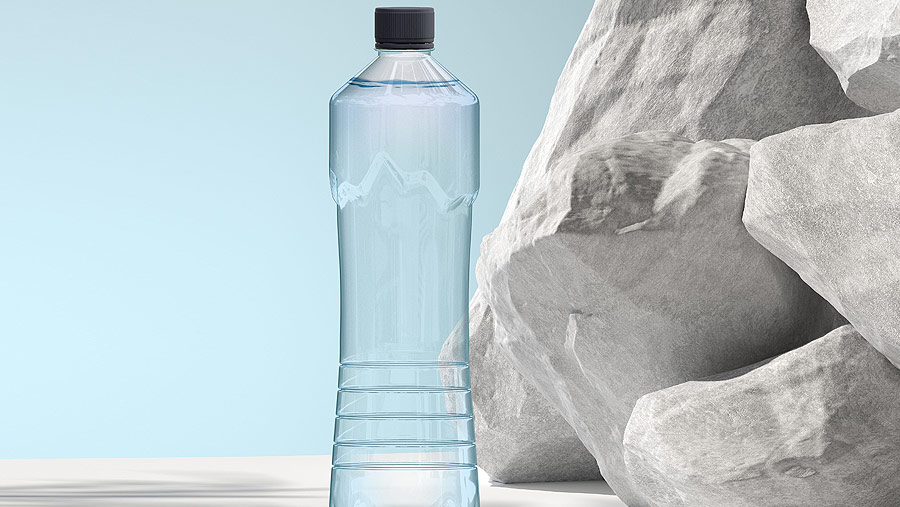 water bottle shape design