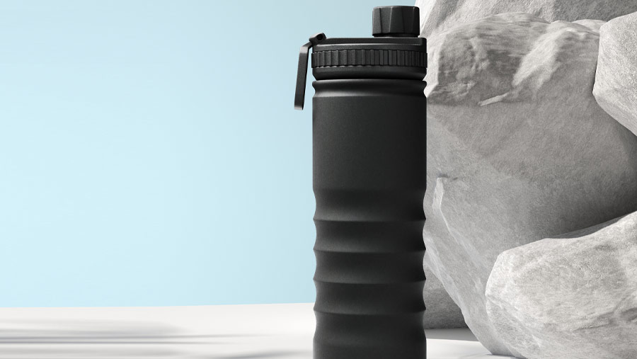 water bottle shape